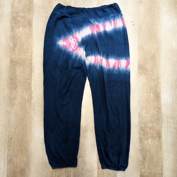 Sundry Navy Blue and Pink Tie dye Sweatpants - Picture 6 of 10